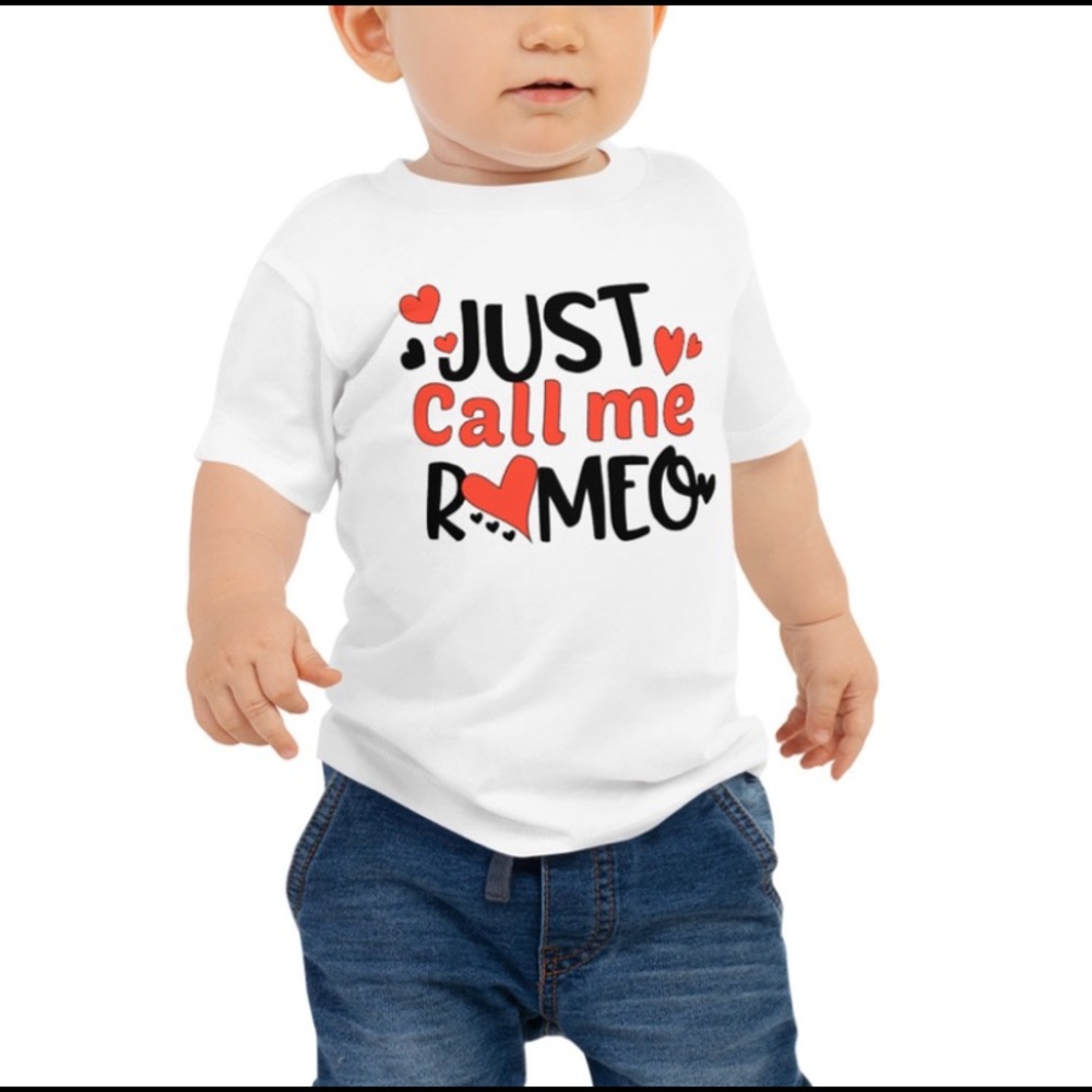 Just call me Romeo kids t shirt